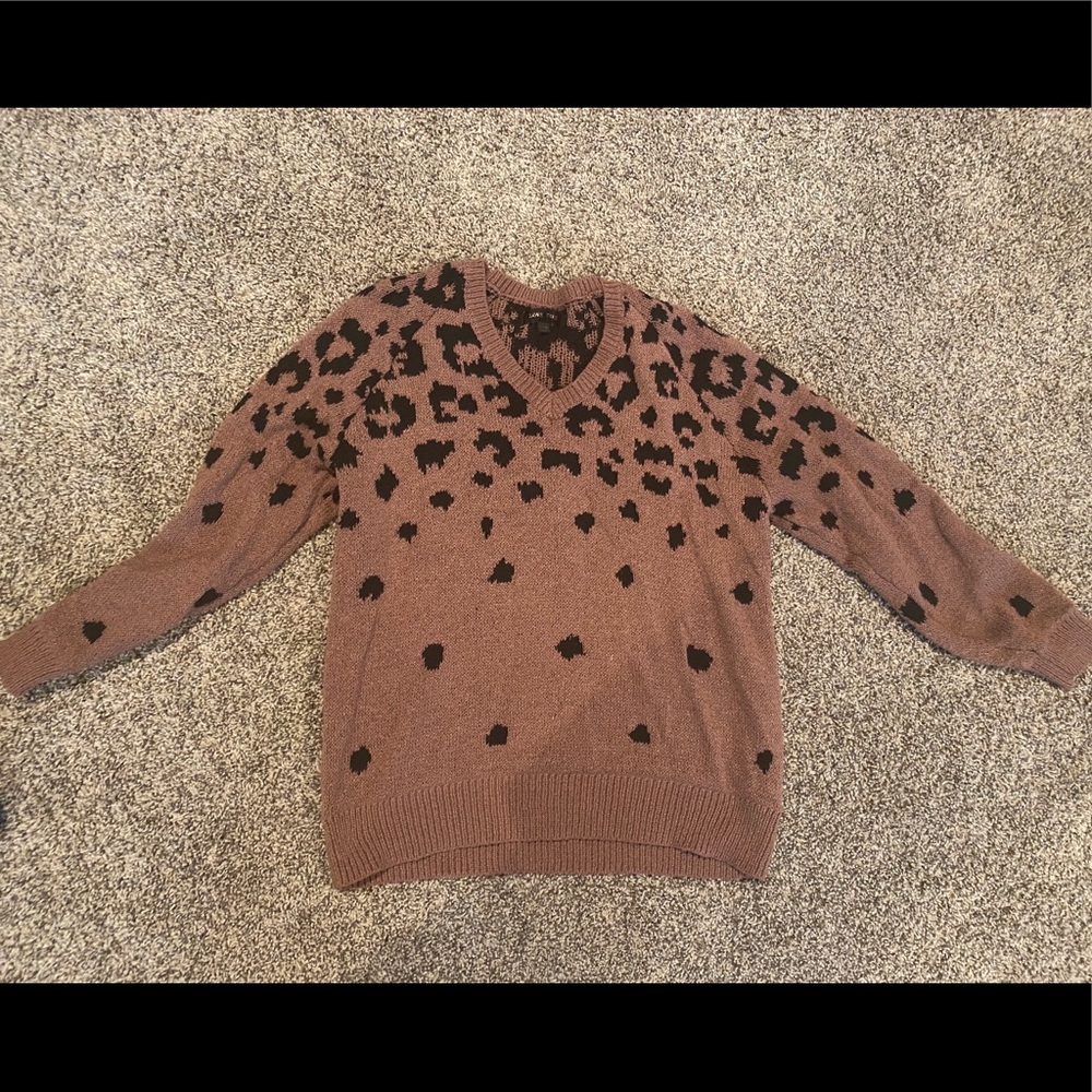 Cheetah sweater